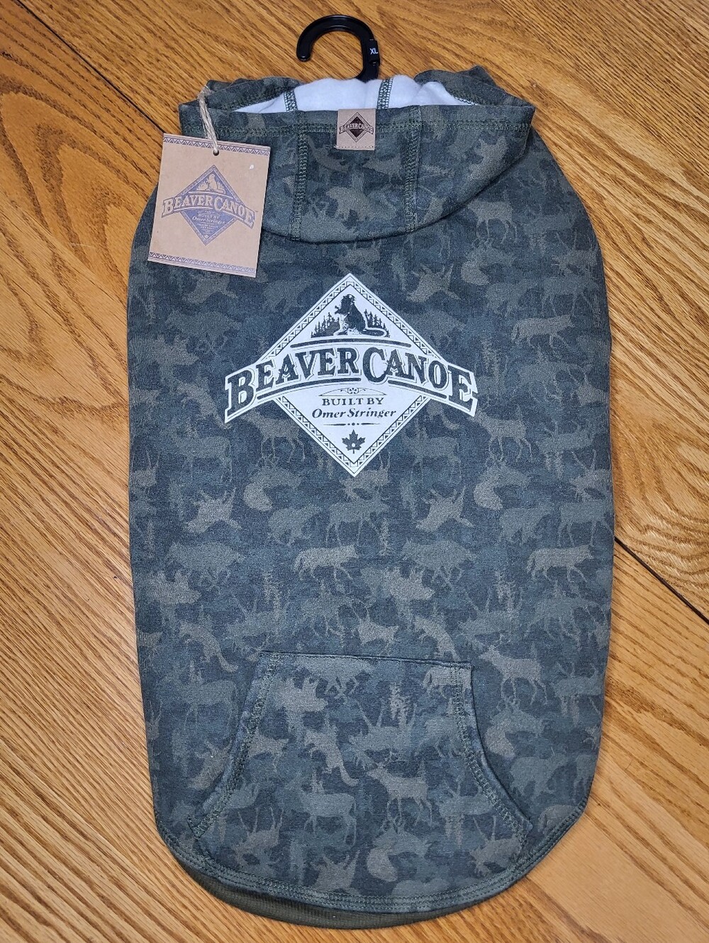 🐾NEW Beaver Canoe Dog Sweater XL